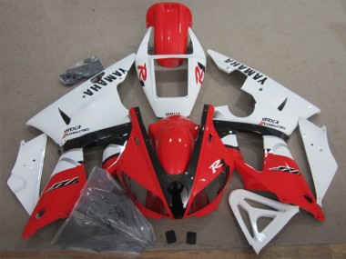 Yamaha R1 2009-2011 Verkleidungen - Rot Weiß Schwarz