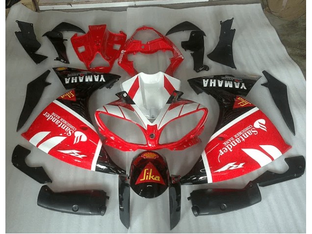 Yamaha R1 2009-2011 Verkleidungen - Rot Weiß Und Schwarz Grafik Yamaha R1 2009-2011 Verkleidungen - Rot Weiß Und Schwarz Grafik
