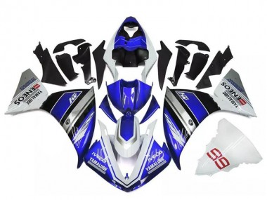 Yamaha R1 2009-2011 Verkleidungen - Weiß Blau Silber