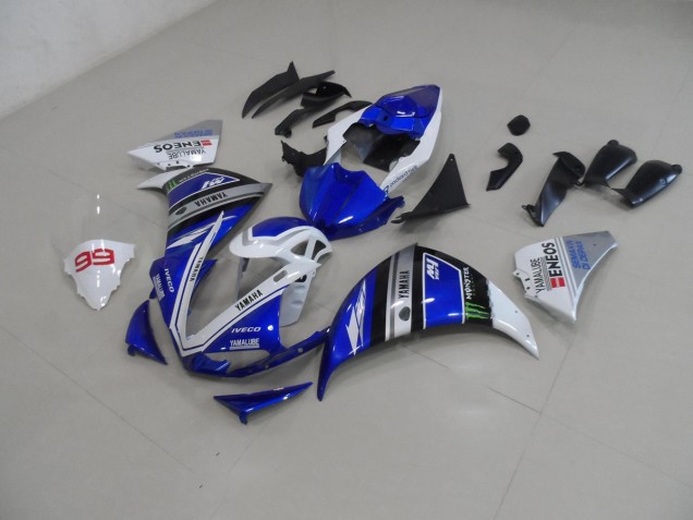 Yamaha R1 2009-2011 Vollverkleidung - Blau Weiß