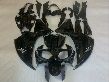 Yamaha R1 2012-2014 Verkleidung - Glänzend Schwarz