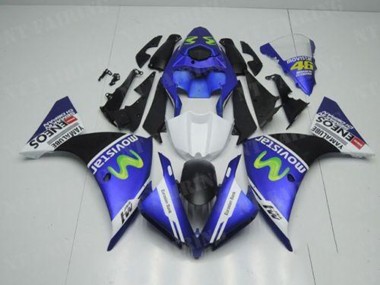 Yamaha R1 2012-2014 Verkleidungen - Blau Weiß Schwarz
