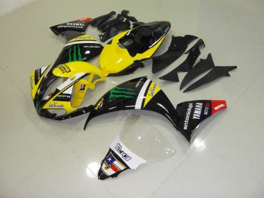Yamaha R1 2012-2014 Verkleidungen - Gelb Monster