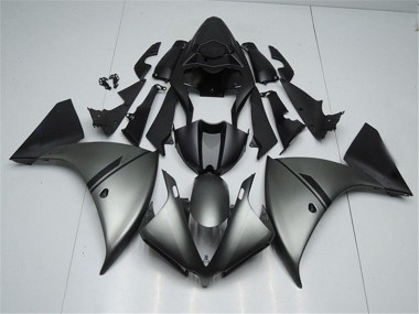 Yamaha R1 2012-2014 Verkleidungen - Mattgrauschwarz