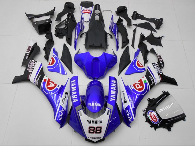 Yamaha R1 2015-2019 Verkleidungen - Blau PATA 88