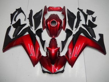 Yamaha R3 2015-2022 Verkleidungen - Rot Schwarz