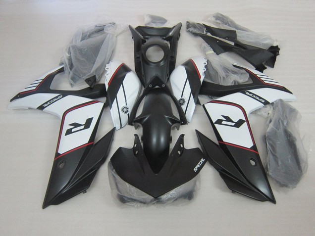 Yamaha R3 2015-2022 Verkleidungen - Schwarz Weiß