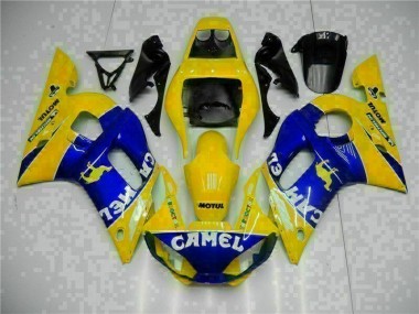 Yamaha R6 1998-2002 Verkleidung - Gelb Blau