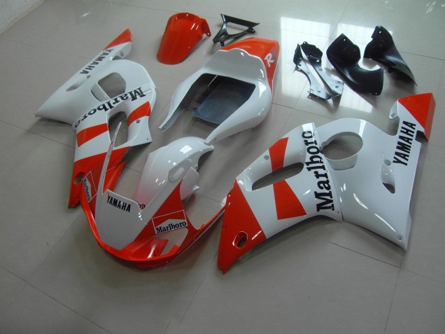 Yamaha R6 1998-2002 Verkleidungen - Weiß Rot Marlboro