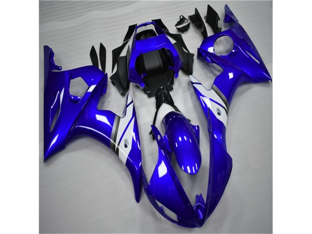 Yamaha R6 2003-2005 Verkleidung - Blau Weiß Yamaha R6 2003-2005 Verkleidung - Blau Weiß
