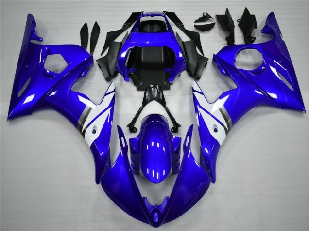 Yamaha R6 2003-2005 Verkleidung - Blau Weiß Yamaha R6 2003-2005 Verkleidung - Blau Weiß