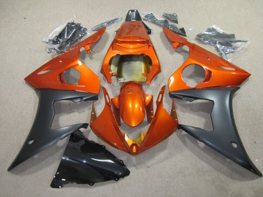 Yamaha R6 2003-2005 Verkleidung - Orange Schwarz