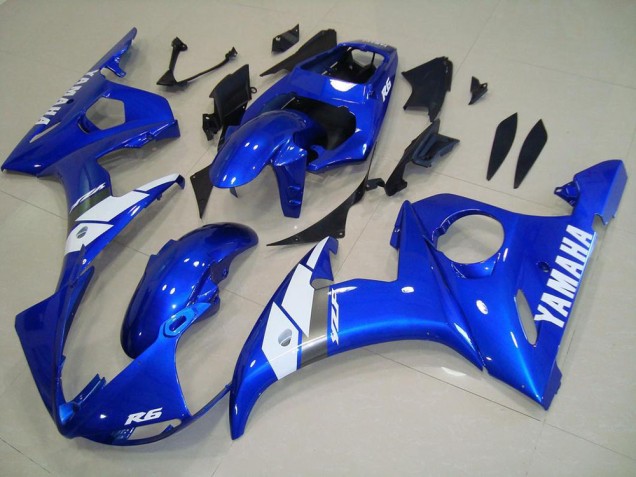 Yamaha R6 2003-2005 Verkleidungen - Blau