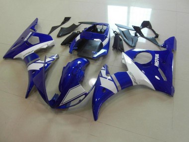 Yamaha R6 2003-2005 Verkleidungen - Blau Weiß