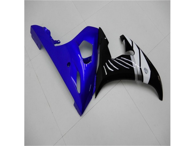 Yamaha R6 2003-2005 Verkleidungen - Blau Weiß Schwarz