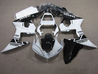 Yamaha R6 2003-2005 Verkleidungen - Weiß Schwarz