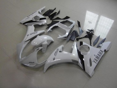 Yamaha R6 2003-2005 Verkleidungen - Weiß Und Grau Aufkleber