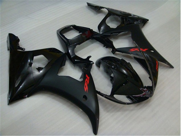 Yamaha R6 2003-2005 Vollverkleidung - Schwarz