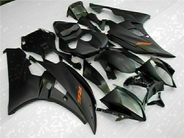 Yamaha R6 2006-2007 Motorrad Verkleidung - Schwarz