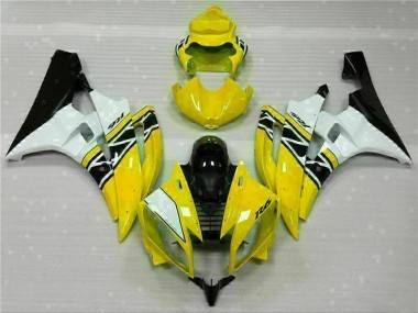 Yamaha R6 2006-2007 Verkleidung - Gelb Weiß Schwarz