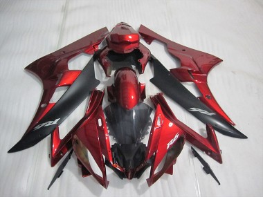 Yamaha R6 2006-2007 Verkleidung - Rot