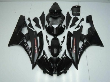Yamaha R6 2006-2007 Verkleidung - Schwarz