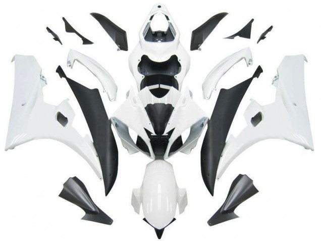 Yamaha R6 2006-2007 Verkleidung - Weiß Schwarz