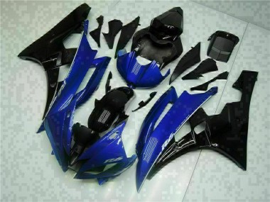 Yamaha R6 2006-2007 Verkleidungen - Blau Schwarz