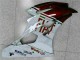 Yamaha R6 2006-2007 Verkleidungen - Braun Weiß
