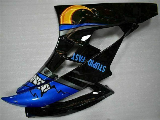 Yamaha R6 2006-2007 Verkleidungen - Gelb Blau Rot