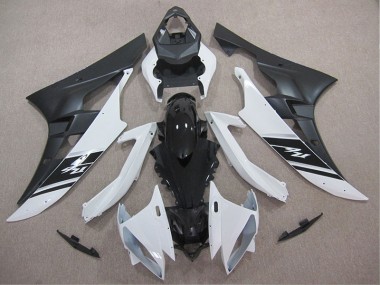 Yamaha R6 2006-2007 Verkleidungen Komplett Sets - Weiß Schwarz