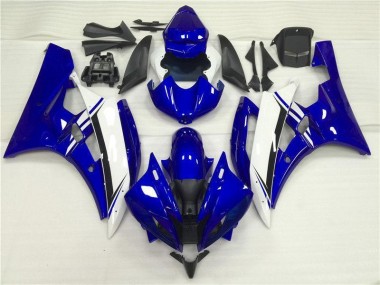 Yamaha R6 2006-2007 Verkleidungen & Plastik - Blau Weiß