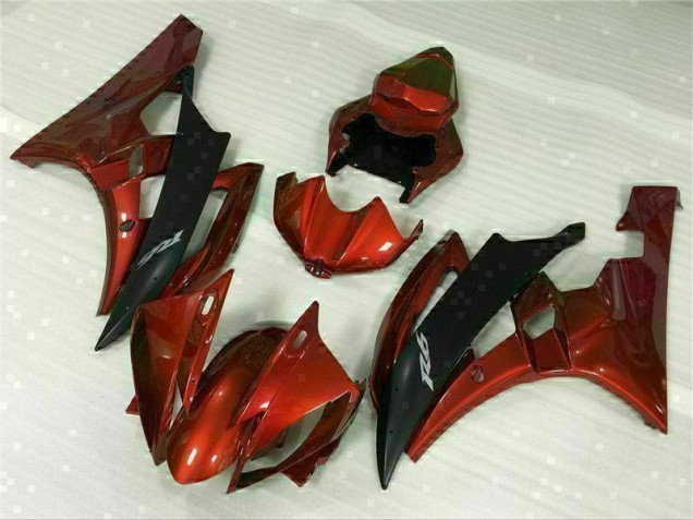 Yamaha R6 2006-2007 Verkleidungen & Plastik - Rot