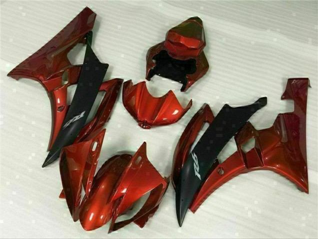Yamaha R6 2006-2007 Verkleidungen & Plastik - Rot