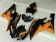 Yamaha R6 2006-2007 Verkleidungen - Schwarz Orange
