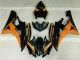 Yamaha R6 2006-2007 Verkleidungen - Schwarz Orange