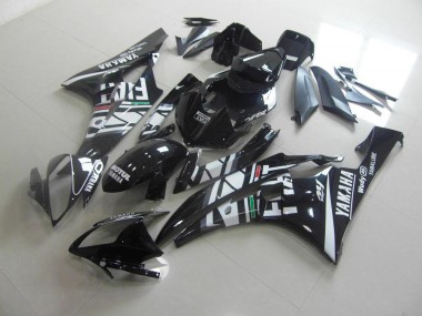 Yamaha R6 2006-2007 Verkleidungen - Schwarzer Fiat