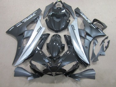 Yamaha R6 2006-2007 Verkleidungen - Silber Schwarz