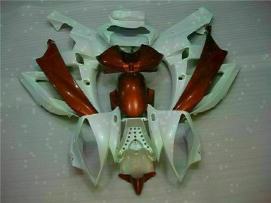 Yamaha R6 2006-2007 Verkleidungen - Weiß Braun