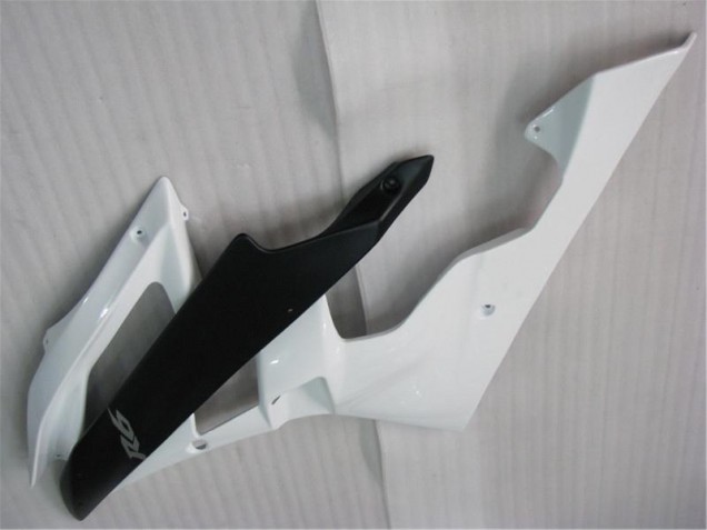 Yamaha R6 2006-2007 Verkleidungen - Weiß Schwarz