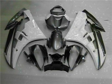 Yamaha R6 2006-2007 Verkleidungen - Weiß Silber