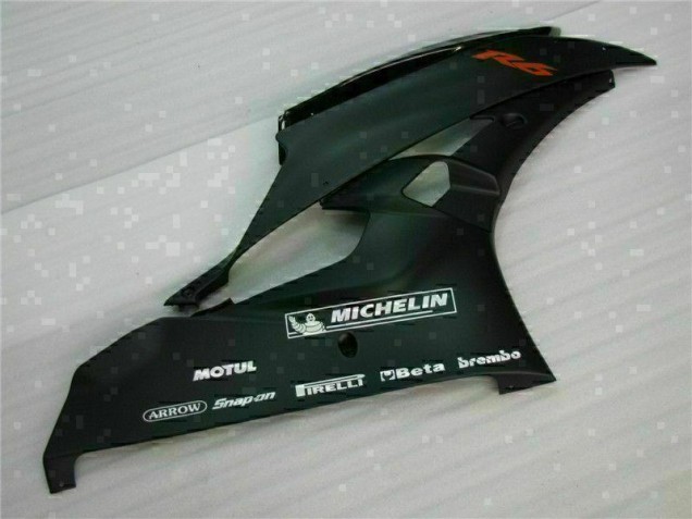 Yamaha R6 2006-2007 VollVerkleidungen & Plastik - Schwarz