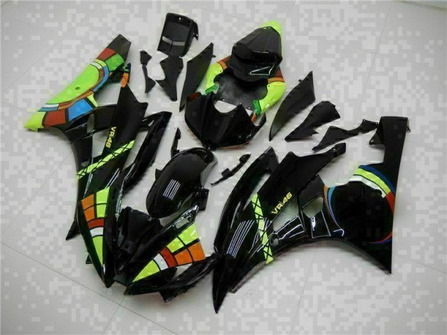 Yamaha R6 2006-2007 Vollverkleidung - Schwarz