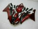 Yamaha R6 2008-2016 Verkleidung - Rot Schwarz
