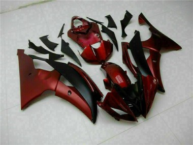 Yamaha R6 2008-2016 Verkleidung - Rot Schwarz