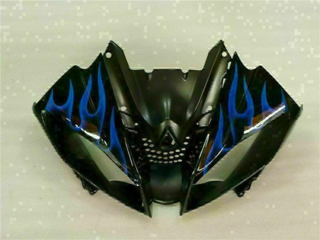 Yamaha R6 2008-2016 Verkleidungen - Blau Flamme Schwarz