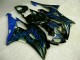 Yamaha R6 2008-2016 Verkleidungen - Blau Flamme Schwarz