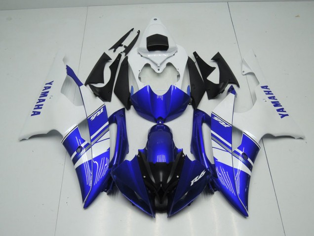 Yamaha R6 2008-2016 Verkleidungen - Blau Weiß OEM Stil