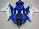 Yamaha R6 2008-2016 Verkleidungen - Blau Weiß Schwarz
