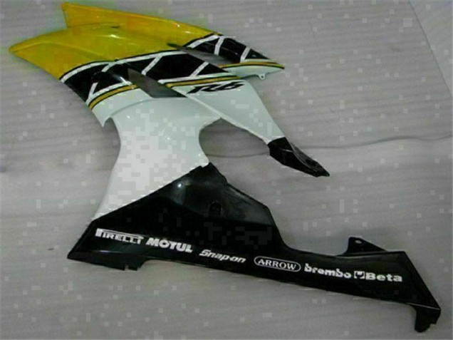 Yamaha R6 2008-2016 Verkleidungen - Gelb Weiß